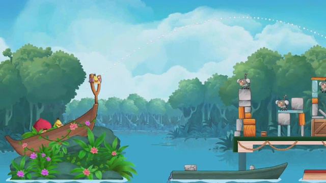 Angry Birds Rio Level 13 Blossom River Walkthrough 3 Star смотреть онлайн