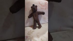 Мишка Фредди из папье маше