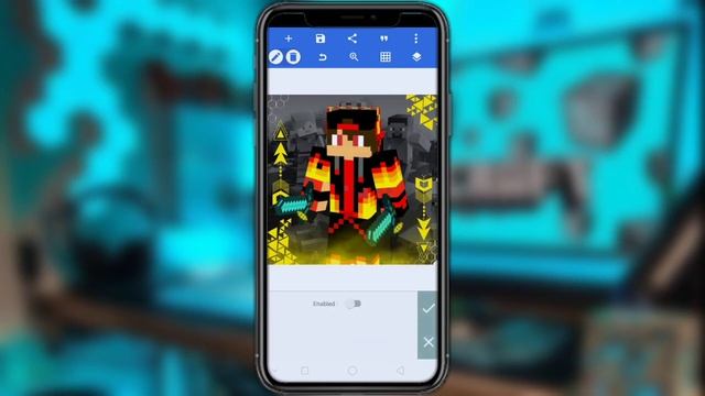 Cara Membuat Logo Minecraft Di Android || Simpel Banget! смотреть онлайн