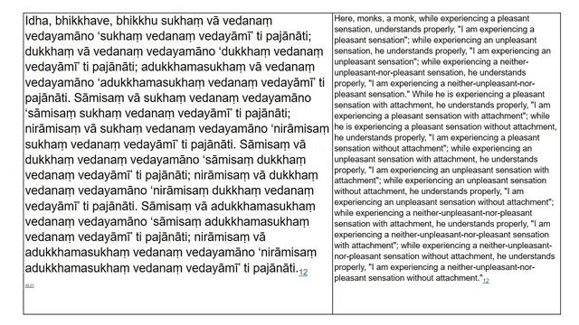 Day 18 Vedananupassana - Mahasatipatthana Sutta смотреть онлайн