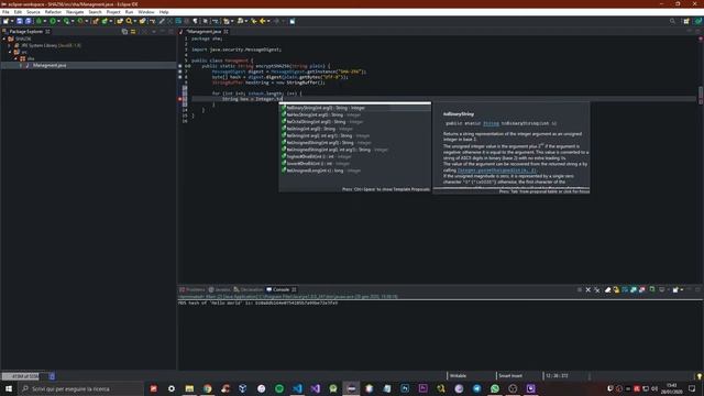 Encrypt a String with a SHA256 String Converter Console Java Program - Tutorial #16 смотреть онлайн