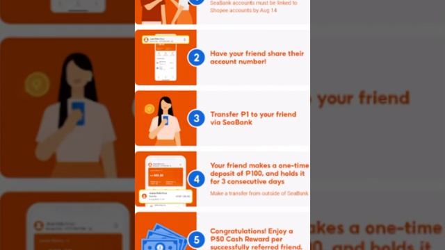 SeaBank Refer a Friend Get 250, New User Get 25PHP смотреть онлайн