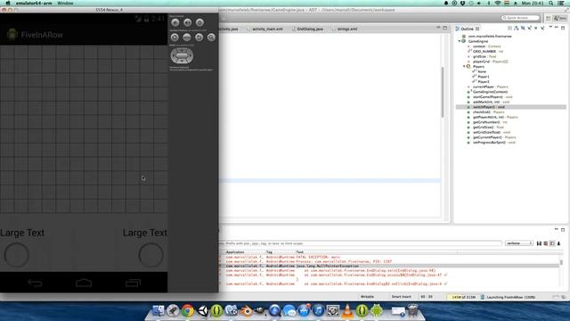 How to make a Five in a row/TicTacToe game for Android - Part 5 - UNCUT смотреть онлайн