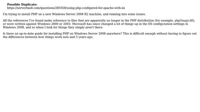 DevOps & SysAdmins: How to install PHP under IIS7.5? (2 Solutions!!) смотреть онлайн