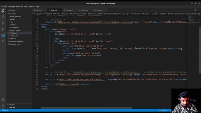 Chat Application with NodeJS & Socket.io | Learn By Doing Series смотреть онлайн