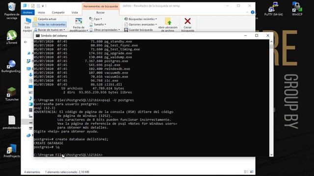 PostgreSql 12 - Restaurar base de datos (windows) смотреть онлайн