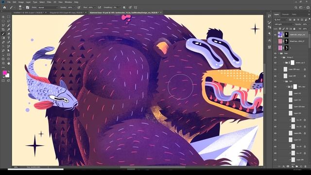 5 Tips to Add Texture to Illustrations / Photoshop смотреть онлайн