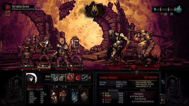 [Darkest Dungeon Farmstead] How to make virtuous Heroes & get ancestor's trinkets #2 смотреть онлайн