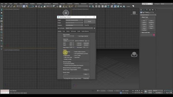 РАЗБОР НАСТРОЕК РЕНДЕРА. RENDER SETUP 1 ЧАСТЬ.  ВКЛАДКА COMMON