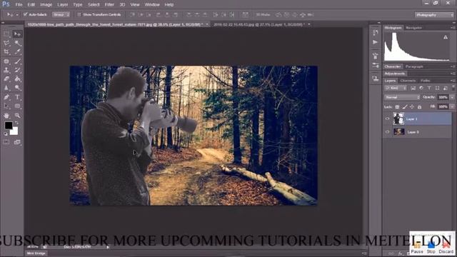 DOUBLE EXPOSURE IN ADOBE PHOTOSHOP CS 6 TUTORIAL смотреть онлайн