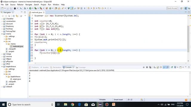 13 array concatenate tow array A and B смотреть онлайн
