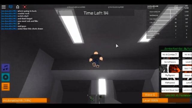 ZOMBIE RUSH HACK/FLY/MAX LVL/FREEZE ZOMBIE & MORE смотреть онлайн