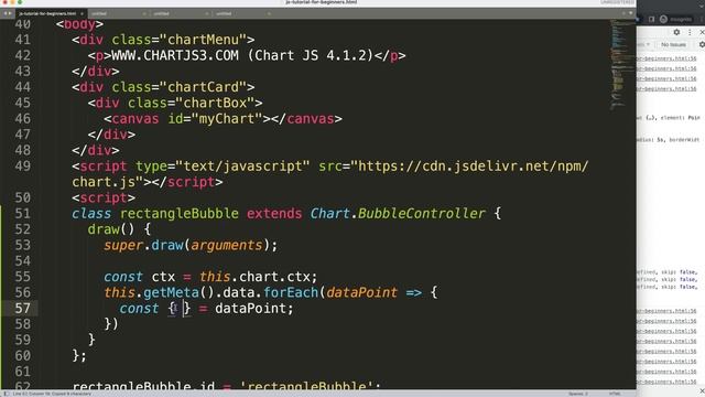 How to Extend Bubble Chart in Chart JS 4 смотреть онлайн
