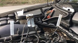 Льёт форсунка OM 611. MB W210. Плохой запуск.