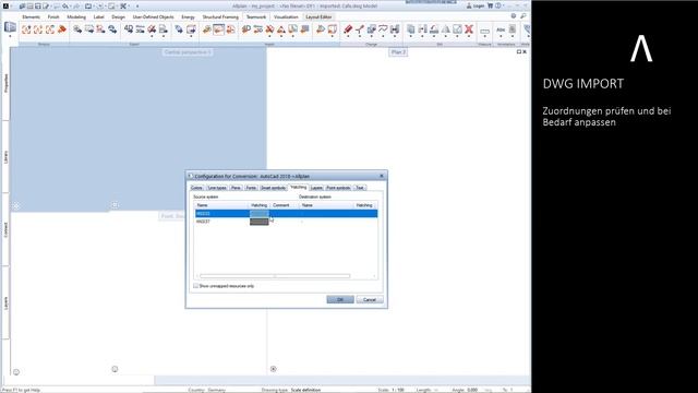 Datenaustausch - DWG Import смотреть онлайн