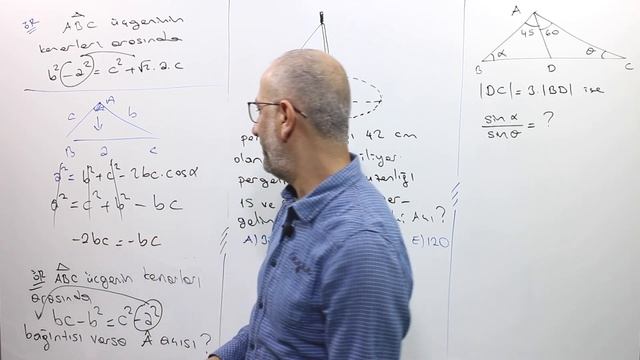 TRİGONOMETRİ 3/6 | SİN COS TEOREMİ VE ALAN FORMÜLÜ | 11.SINIF 3/4 смотреть онлайн