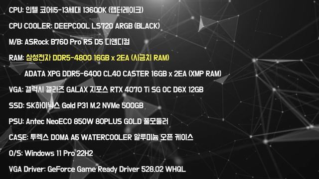 13600K 발열 이슈를 해결한 B760 메인보드! ASRock PRO RS D5 리뷰! 이 보드 생각보다 너무 괜찮타!! смотреть онлайн