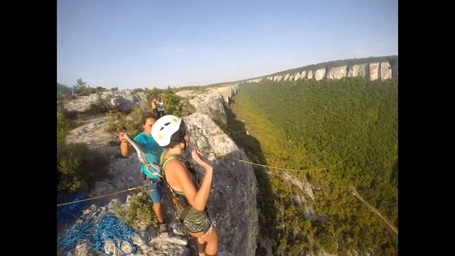 Змеиное ущелье Rope Jumping with Skyline X-Team in Crimea смотреть онлайн
