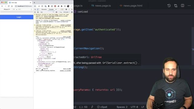 Ionic Redirect after Login with Angular Guards смотреть онлайн