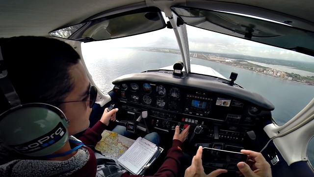 Piper PA28 Cherokee | Approach and Touch & Go @ LCA Intl | Cockpit View GoPro | ATC Comms смотреть онлайн