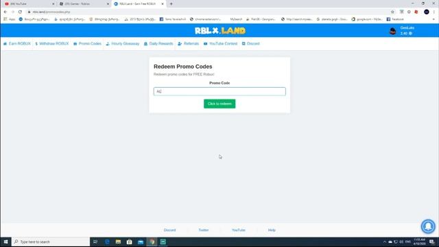 WORKING CODE (2020 RBLX.LAND)!!! смотреть онлайн