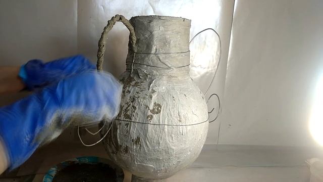 Розы и ваза из цемента своими руками/Садовые скульптуры из арт-бетона смотреть онлайн