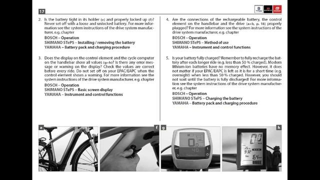 РУКОВОДСТВО ПО ЭКСПЛУАТАЦИИ ВЕЛОСИПЕДА (E-BIKE/EPAC/EAPC). MANUAL.