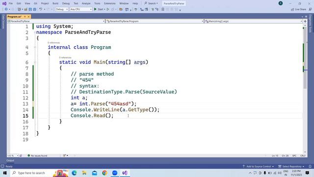 DOTNET Tutorial Part - 14 | Parse and Tryparse Methods in .NET | Free Dot Net Classes Online смотреть онлайн