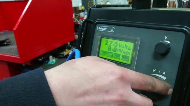 MIG Weld Test With ESAB 5000i Water Cooled MIG Welder And Aristo MA6