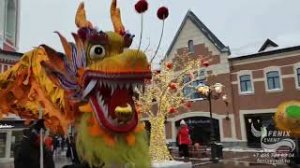 Танец дракона на китайский новый год заказать в Москве - китайское шоу на праздник и корпоратив