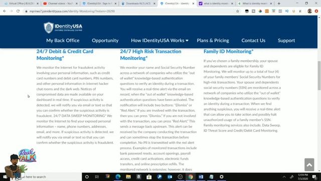 Identity USA Identity Monitoring Overview смотреть онлайн
