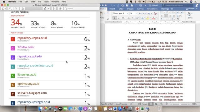 CARA PARAFRASE SKRIPSI UNTUK MENURUNKAN PLAGIASI TURNITIN смотреть онлайн