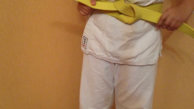 Как завязать пояс для карате смотреть онлайн