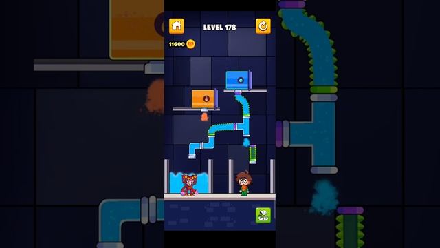Huggy water pipe puzzle -All new levels gameplay android iOS #10 смотреть онлайн