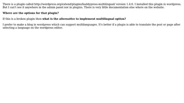 Wordpress: How to enable WPML in BuddyPress Multilingual Plugin in a single website? смотреть онлайн