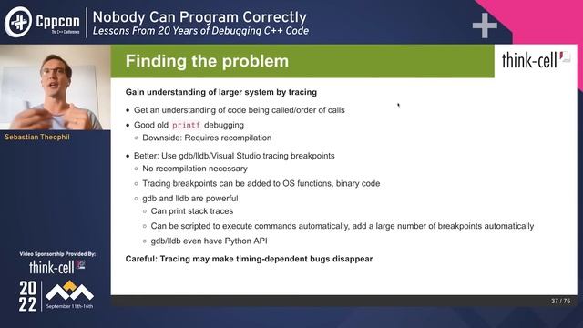 Nobody Can Program Correctly - Lessons From 20 Years of Debugging C++ Code - Sebastian Theophil смотреть онлайн