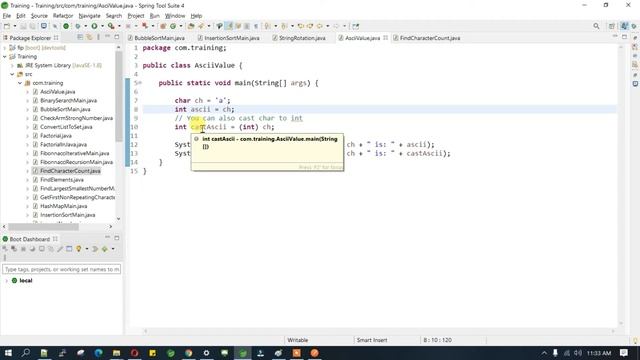 How to find ascii value of any character in java смотреть онлайн