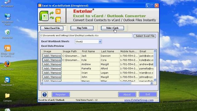 How to Convert Excel file to vCard and Outlook смотреть онлайн