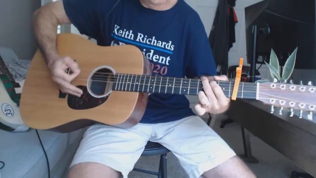 Is It Like Today? - World Party (12-string guitar play-along cover) смотреть онлайн