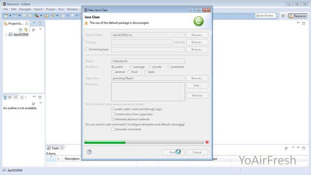 Create a Java Program - Hello World смотреть онлайн