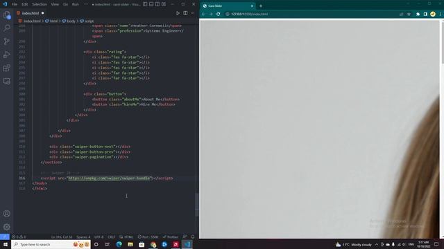 How to make a Card Slider in HTML CSS JavaScript | Carousel Tutorial смотреть онлайн