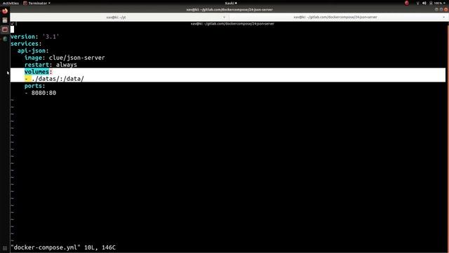 DOCKER COMPOSE - 24. API JSON SERVER : POUR VOS DEV ET UN PEU PLUS... смотреть онлайн