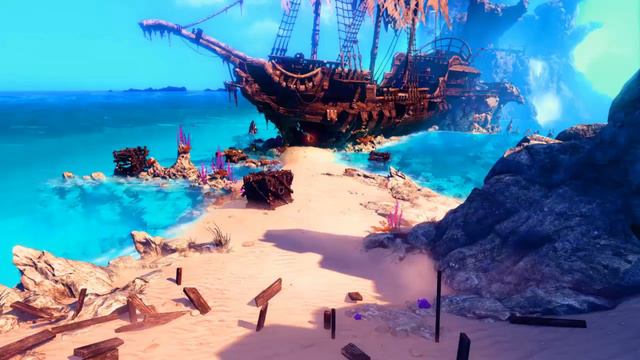 Stranded Pirate Ship Live Wallpaper смотреть онлайн