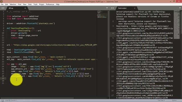 Web Scraping ( 34 Live Project 5 (Part 1) ) смотреть онлайн