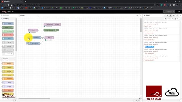 2.NodeRed Install MQTT aedes broker смотреть онлайн