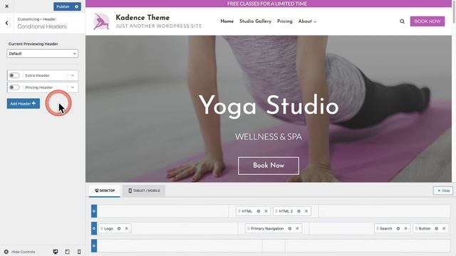 Kadence Theme Tutorial How To Use Conditional Headers смотреть онлайн