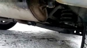 Течь конденсата с задней банки выхлопной системы Chery Tiggo 7 Pro / Чери Тигго 7 Про