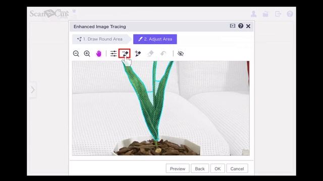 ScanNCut. Используем расширенную функцию трассировки на планшете. смотреть онлайн