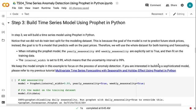 Time Series Anomaly Detection Using Prophet in Python | Machine Learning смотреть онлайн