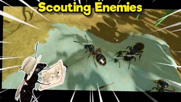 Ant War Part 2! in ant life V2 as Black Carpenter Ants VS Fire Ants